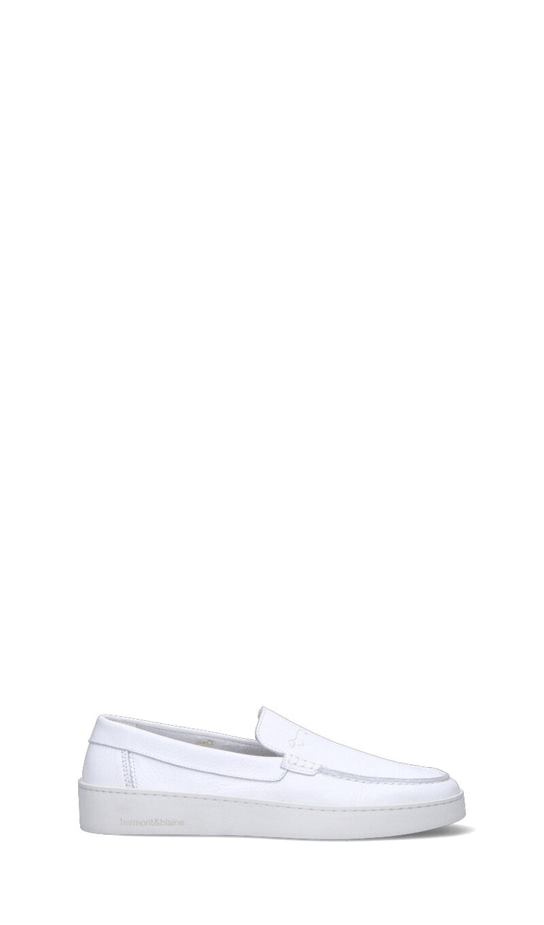 HARMONT&BLAINE Sneaker uomo bianca in pelle