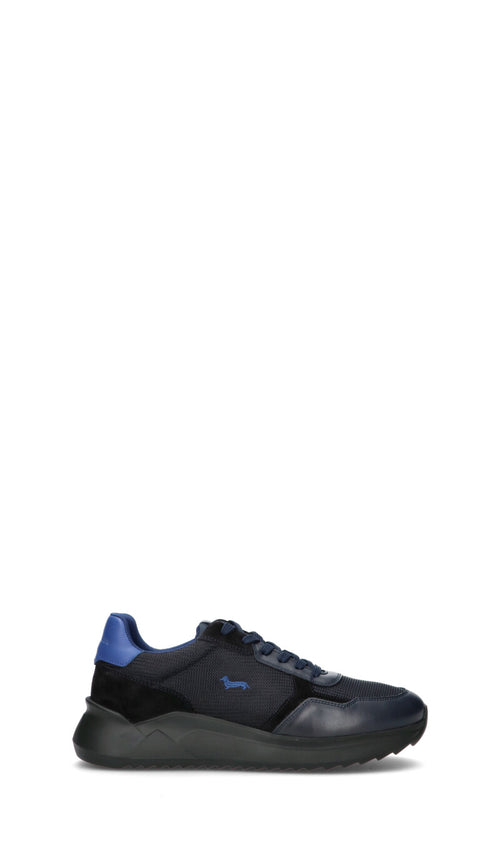 HARMONT&BLAINE Sneaker uomo blu in pelle