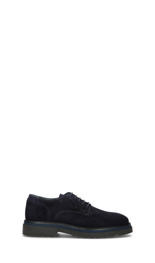 HARMONT&BLAINE Stringata uomo blu in suede