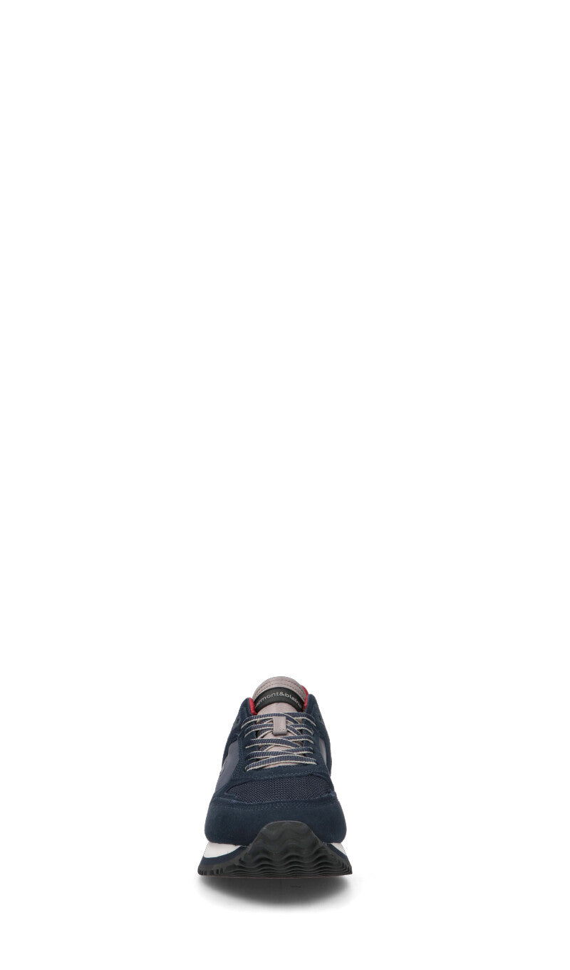 HARMONT&BLAINE Sneaker uomo blu in suede