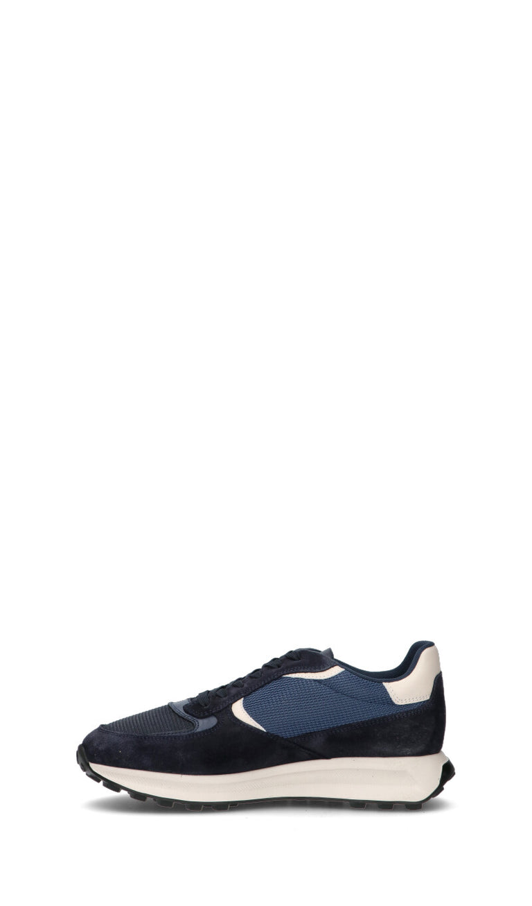 HARMONT&BLAINE Sneaker uomo blu in suede