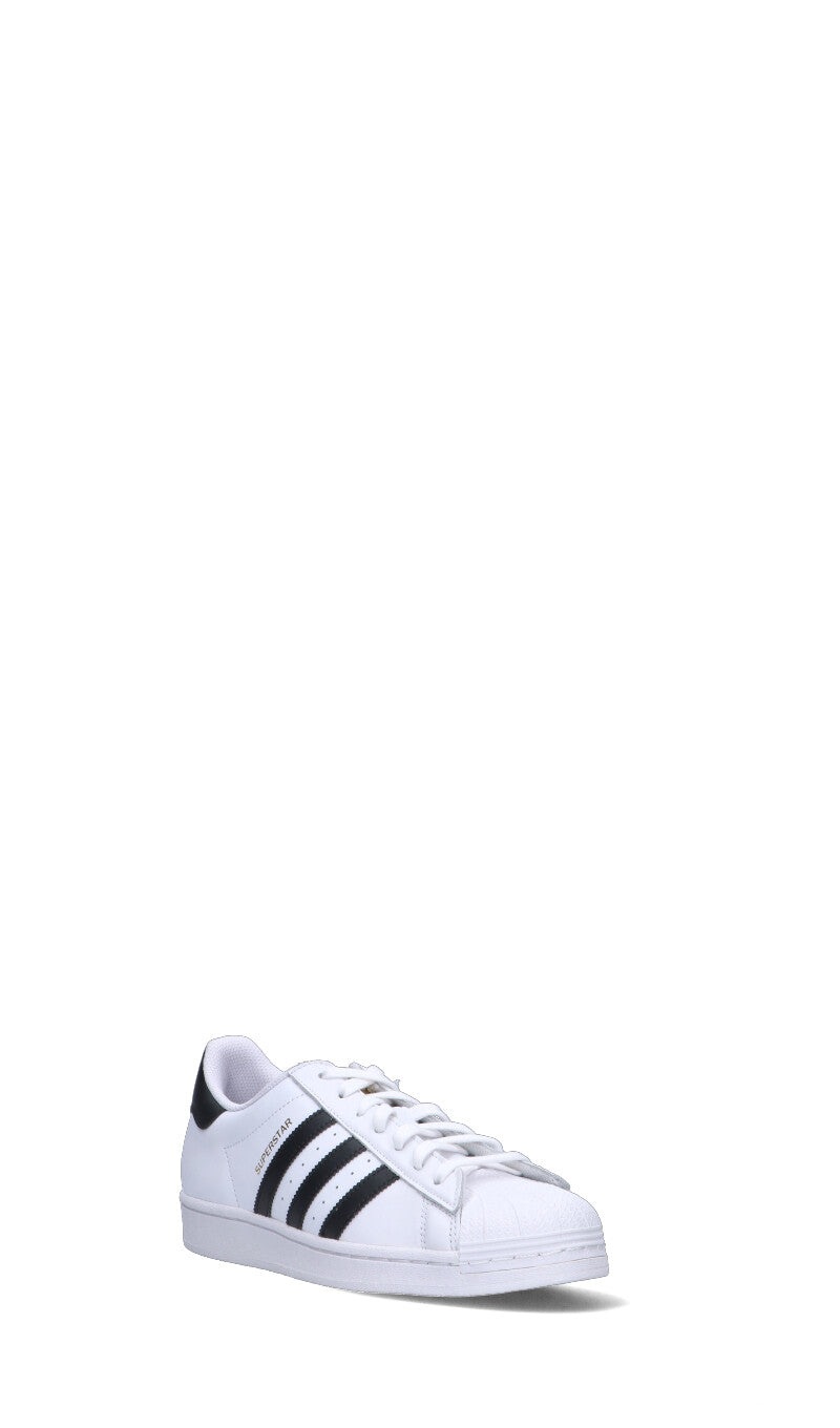 ADIDAS - SUPERSTAR Sneaker uomo bianca/nera in pelle