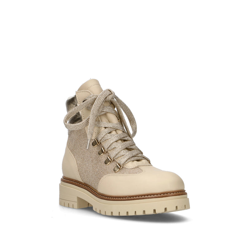 ELENA Polacco donna beige in pelle