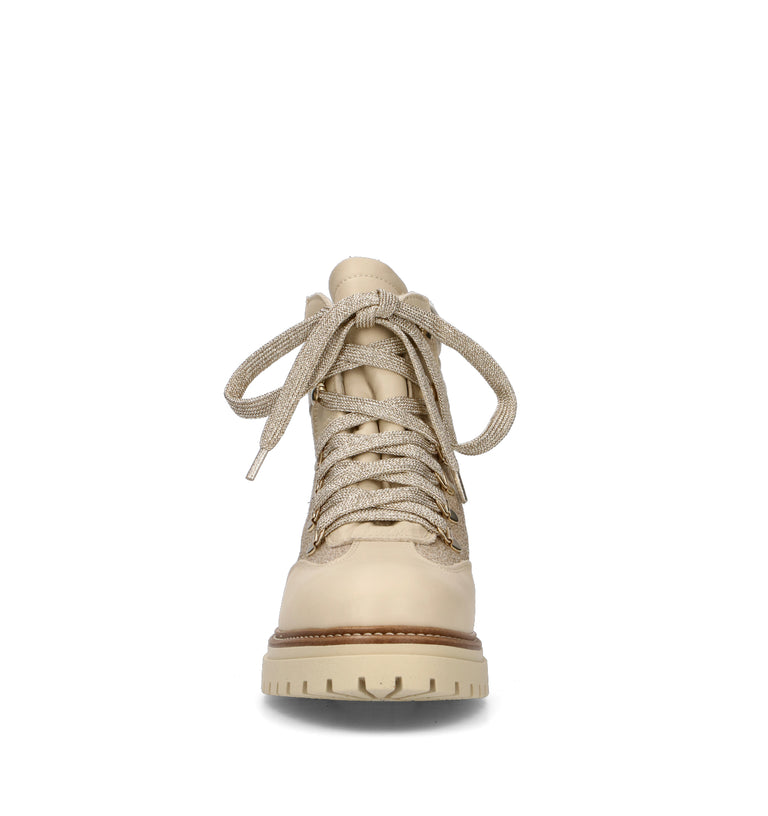 ELENA Polacco donna beige in pelle