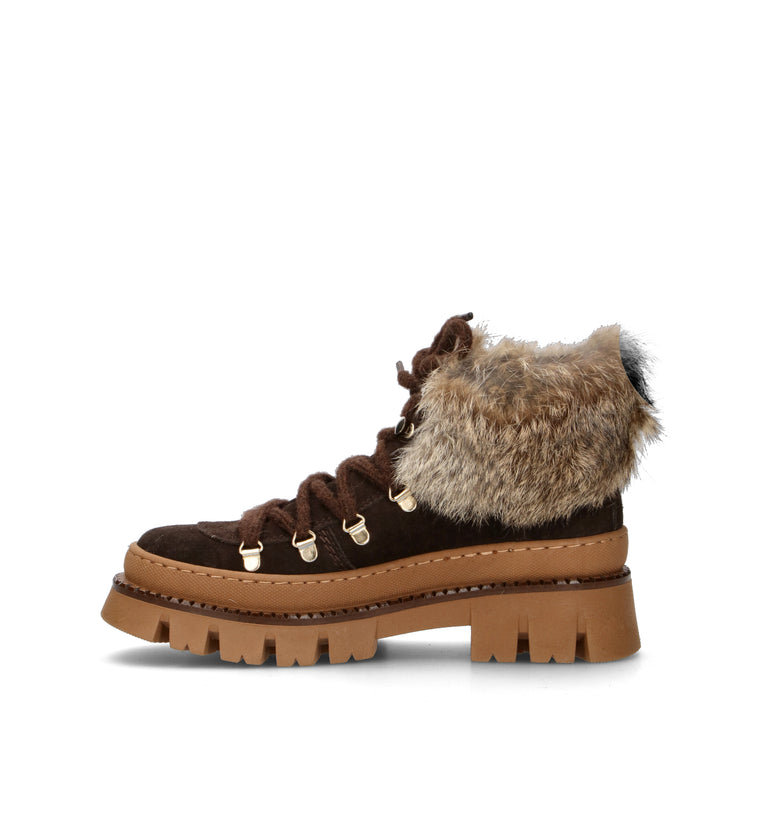 ELENA Polacco donna marrone in suede