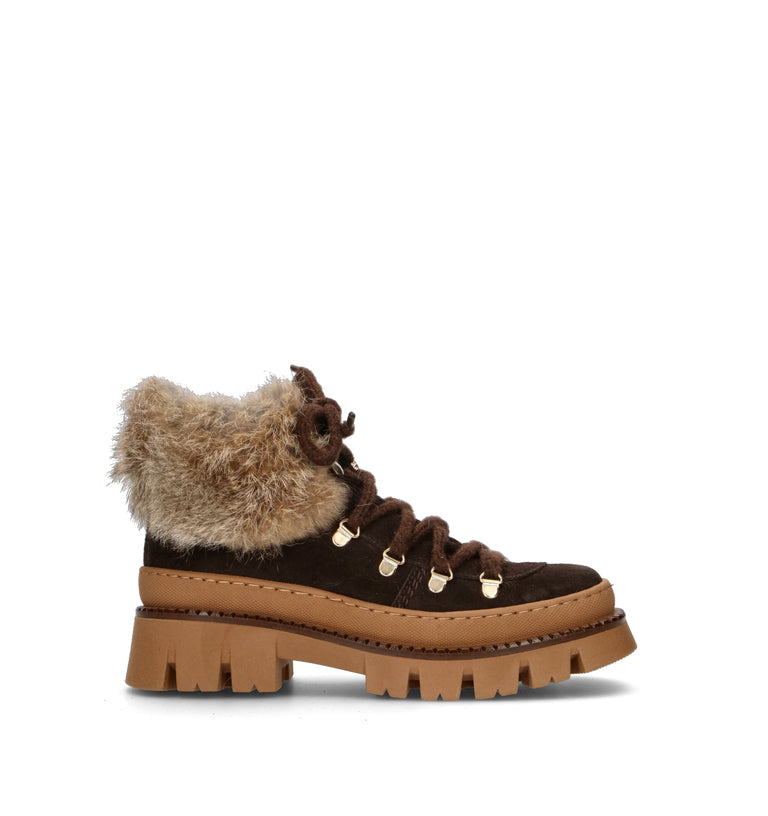 ELENA Polacco donna marrone in suede