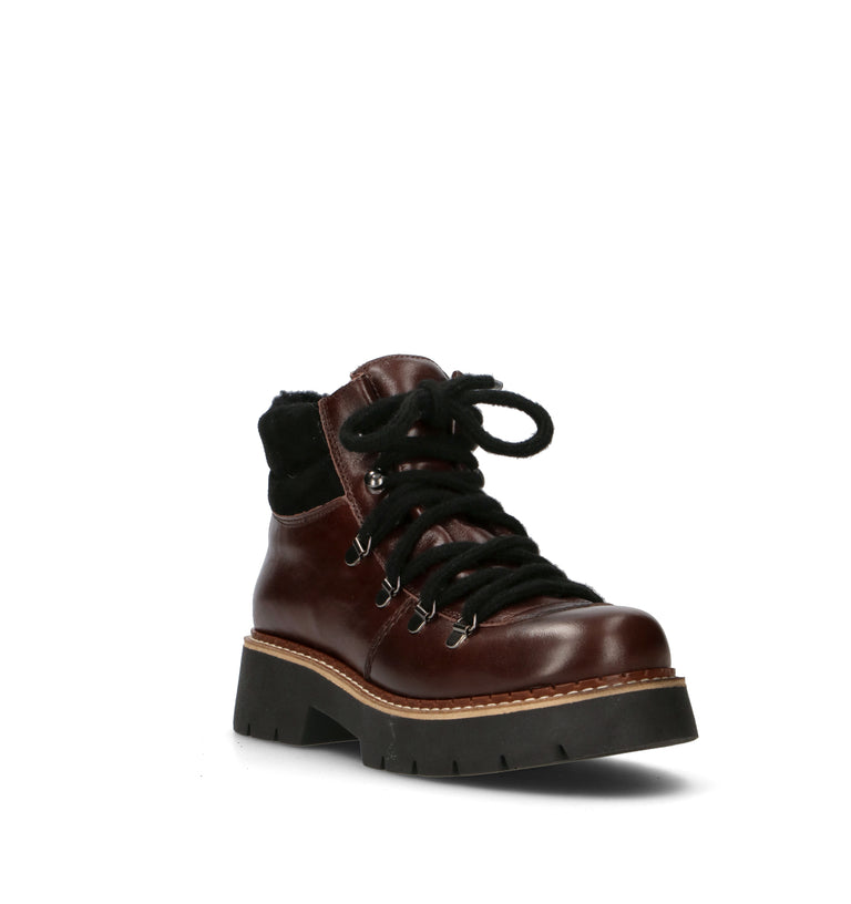 ELENA Polacco donna marrone in pelle