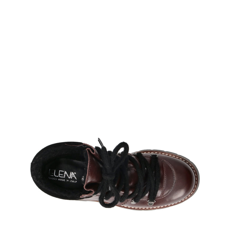 ELENA Polacco donna marrone in pelle