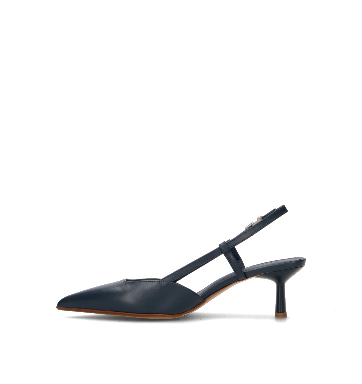 SERGIO LEVANTESI Slingback donna blu in pelle