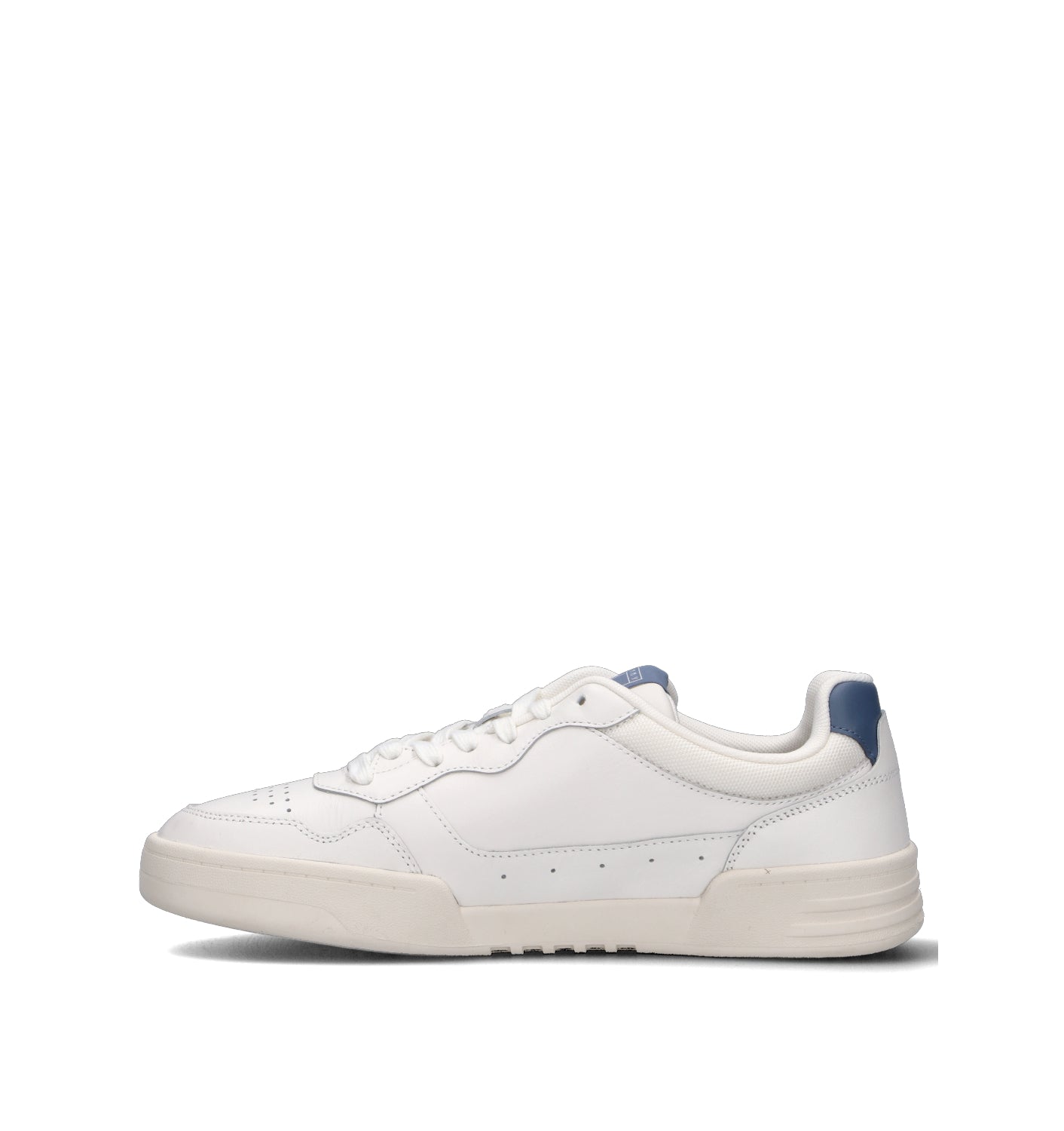 TOMMY HILFIGER JEANS Sneaker uomo bianca/azzurra in pelle