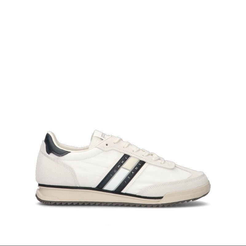 TOMMY HILFIGER JEANS Sneaker uomo bianca/nera