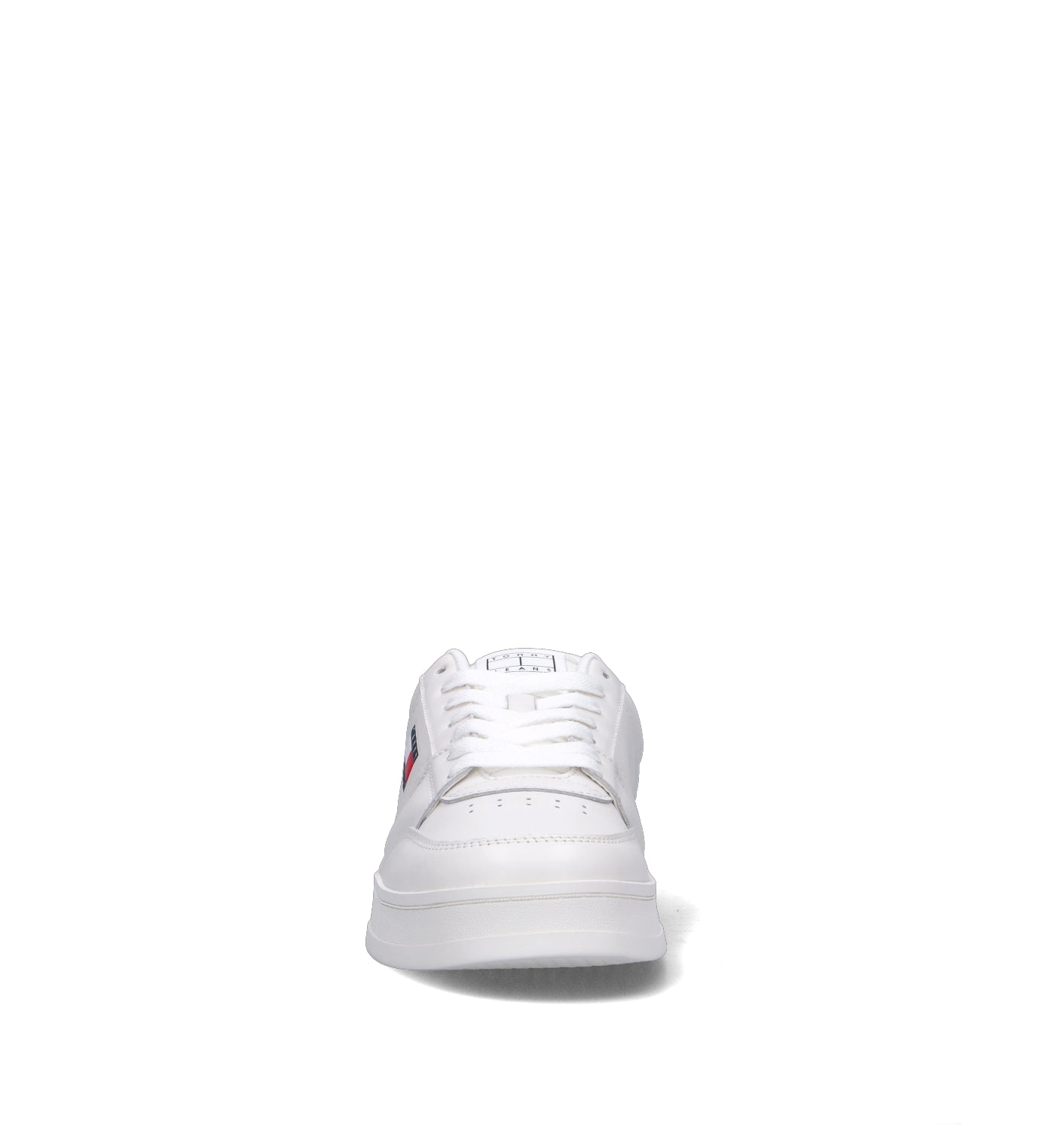 TOMMY HILFIGER JEANS Sneaker uomo bianca in pelle