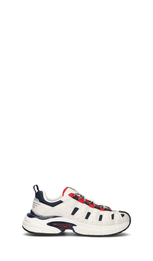 TOMMY HILFIGER JEANS Sneaker uomo bianca in pelle