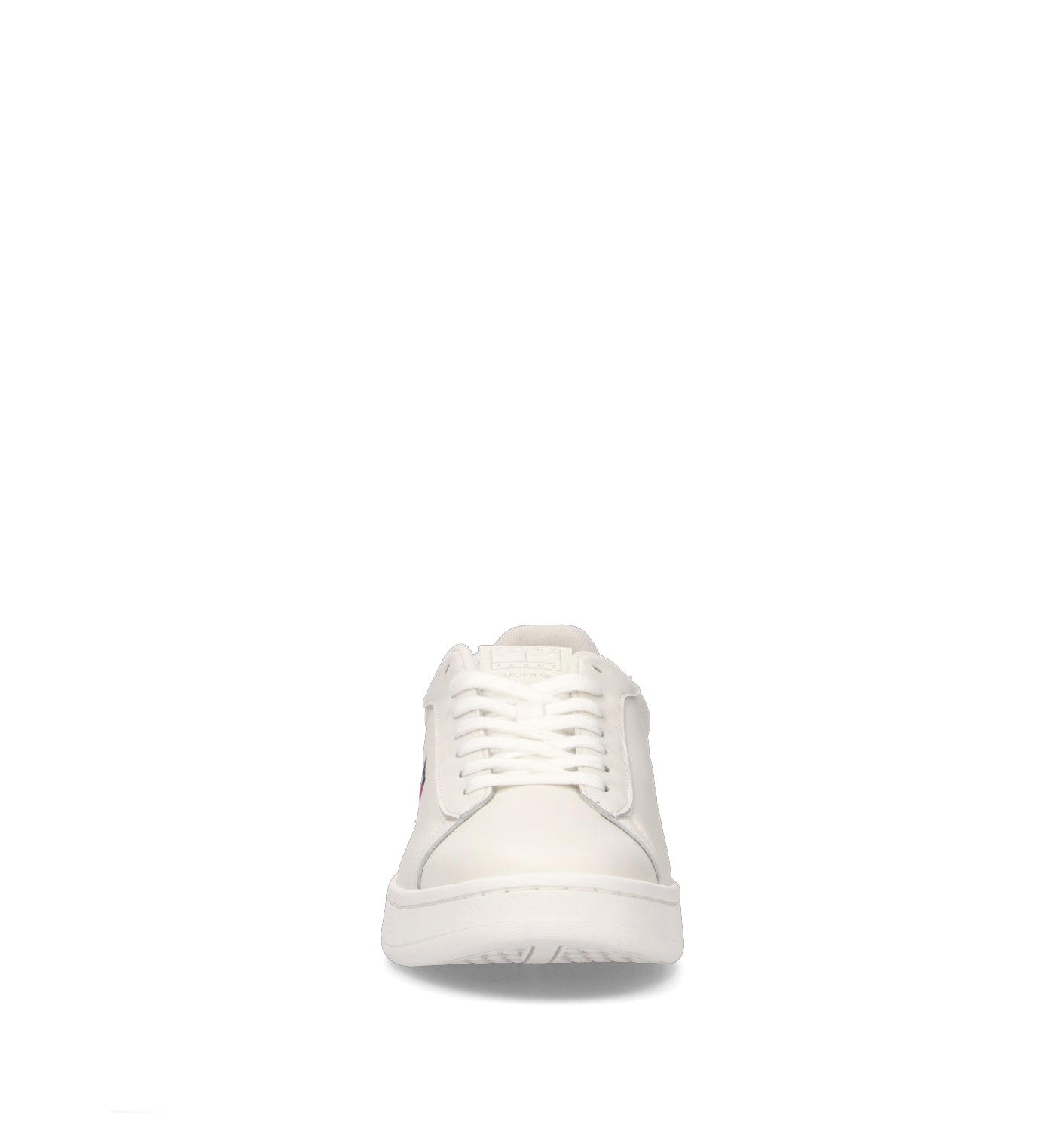 TOMMY HILFIGER JEANS Sneaker uomo bianca in pelle