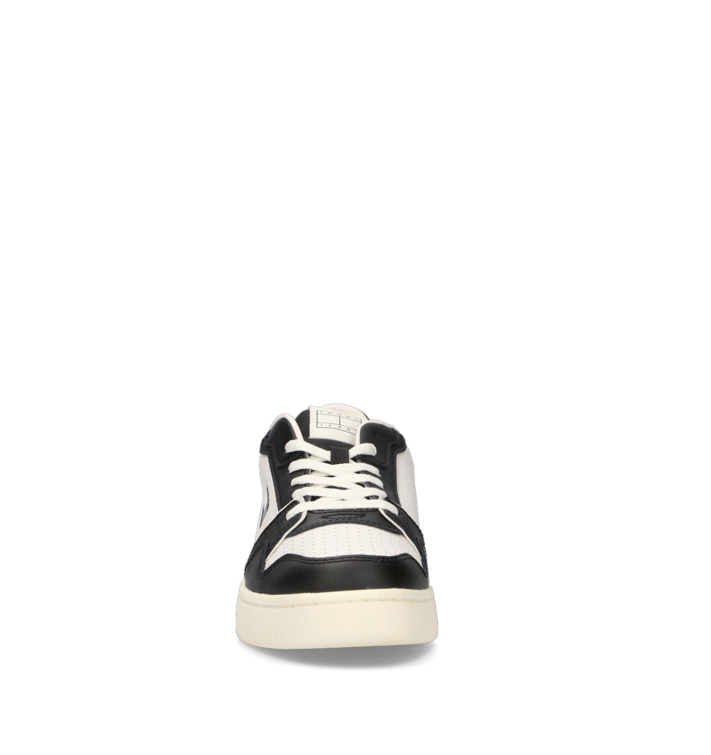 TOMMY HILFIGER JEANS Sneaker uomo bianca/nera in pelle