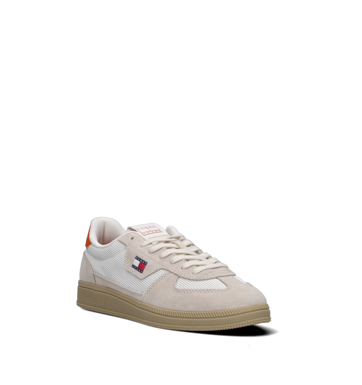 TOMMY HILFIGER JEANS Sneaker uomo bianca/arancione