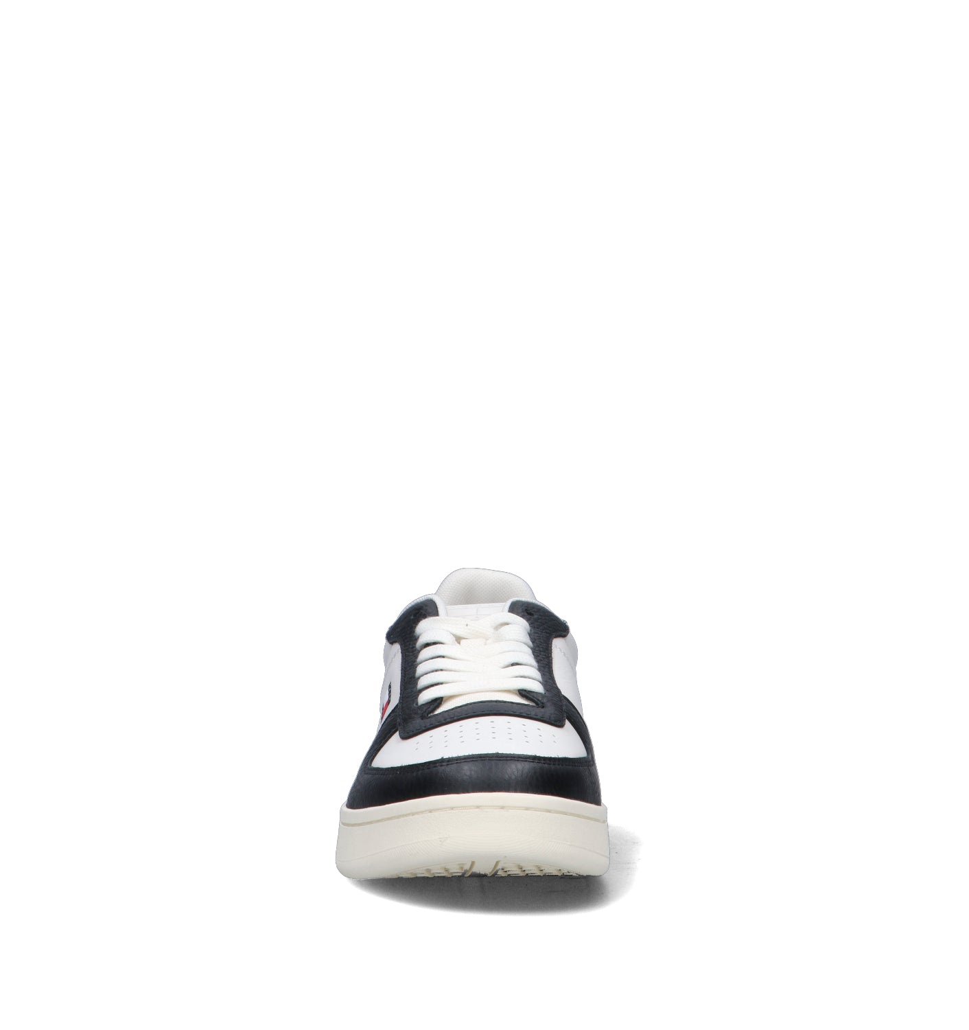 TOMMY HILFIGER JEANS Sneaker uomo avorio/nera in pelle