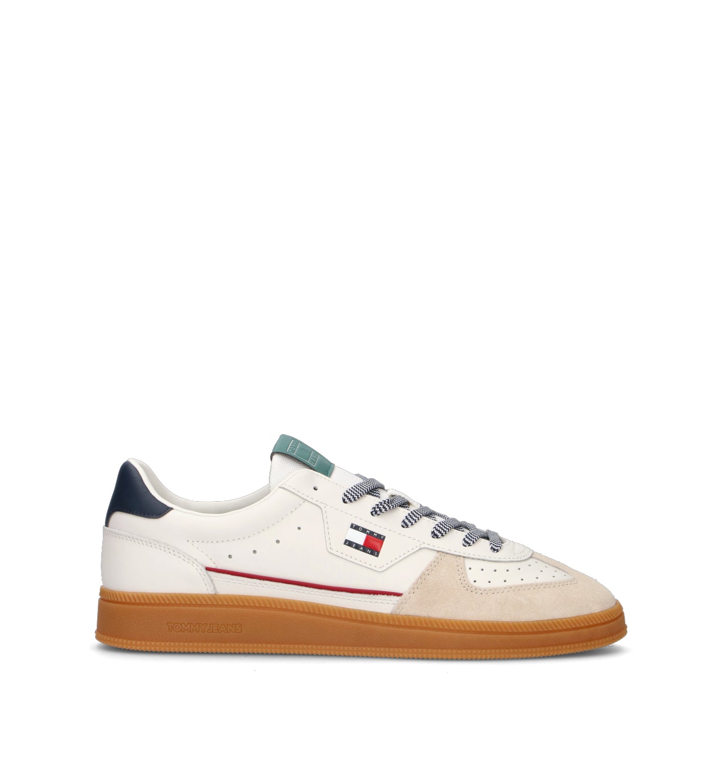 TOMMY HILFIGER Sneaker uomo bianca in pelle