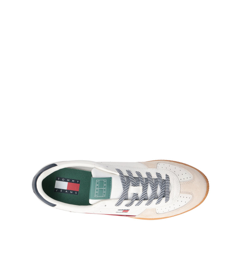 TOMMY HILFIGER Sneaker uomo bianca in pelle