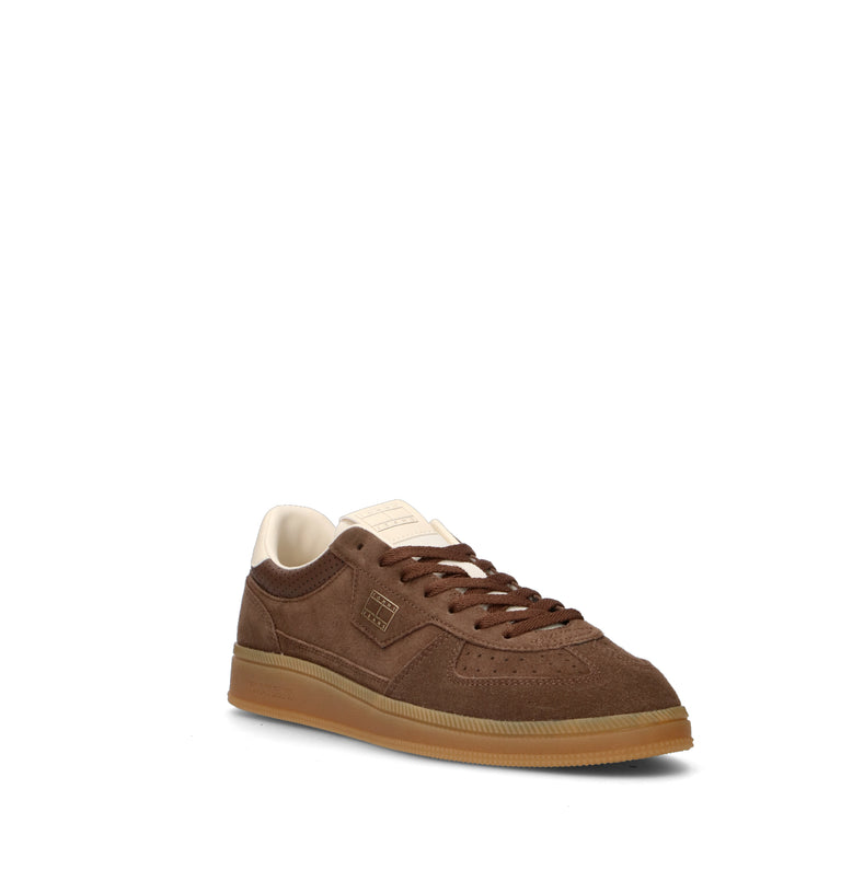 TOMMY HILFIGER Sneaker uomo marrone in suede