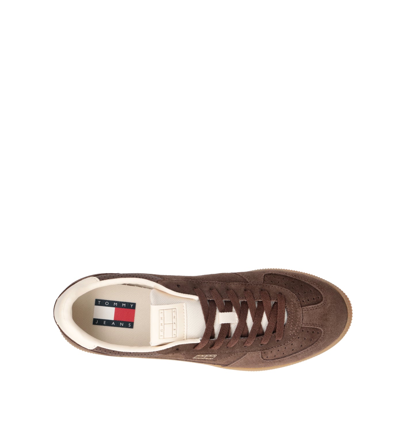TOMMY HILFIGER Sneaker uomo marrone in suede