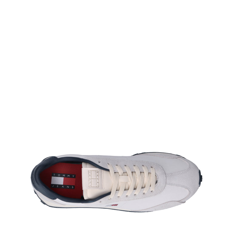 TOMMY HILFIGER Sneaker uomo bianca in pelle