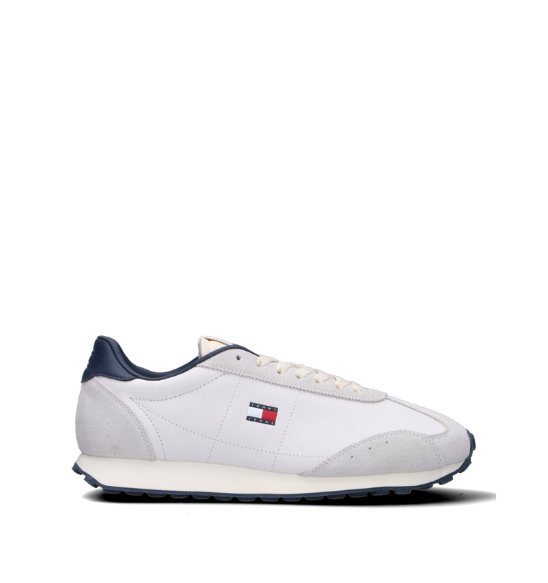 TOMMY HILFIGER Sneaker uomo bianca in pelle