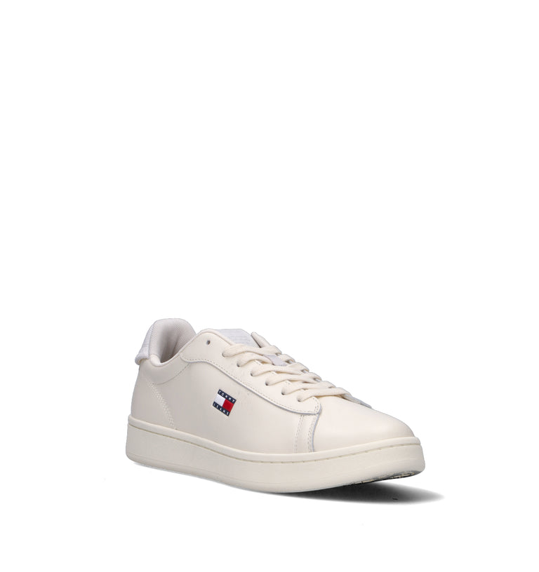 TOMMY HILFIGER Sneaker uomo bianca in pelle