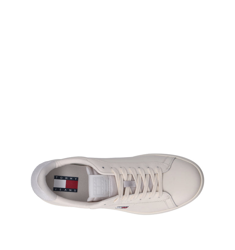 TOMMY HILFIGER Sneaker uomo bianca in pelle