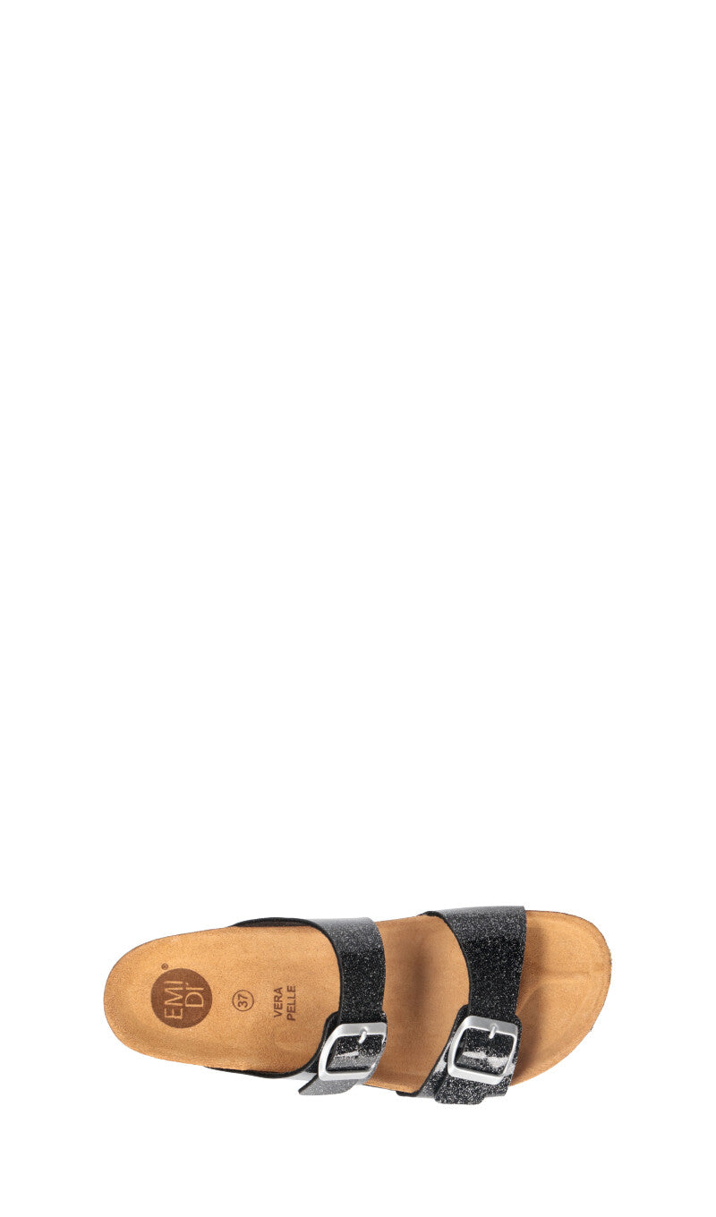 EMIDI' Ciabatta donna nera