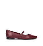 CATCH JUICE Ballerina donna bordeaux in pelle