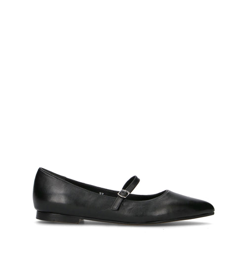 CATCH JUICE Ballerina donna nera in pelle