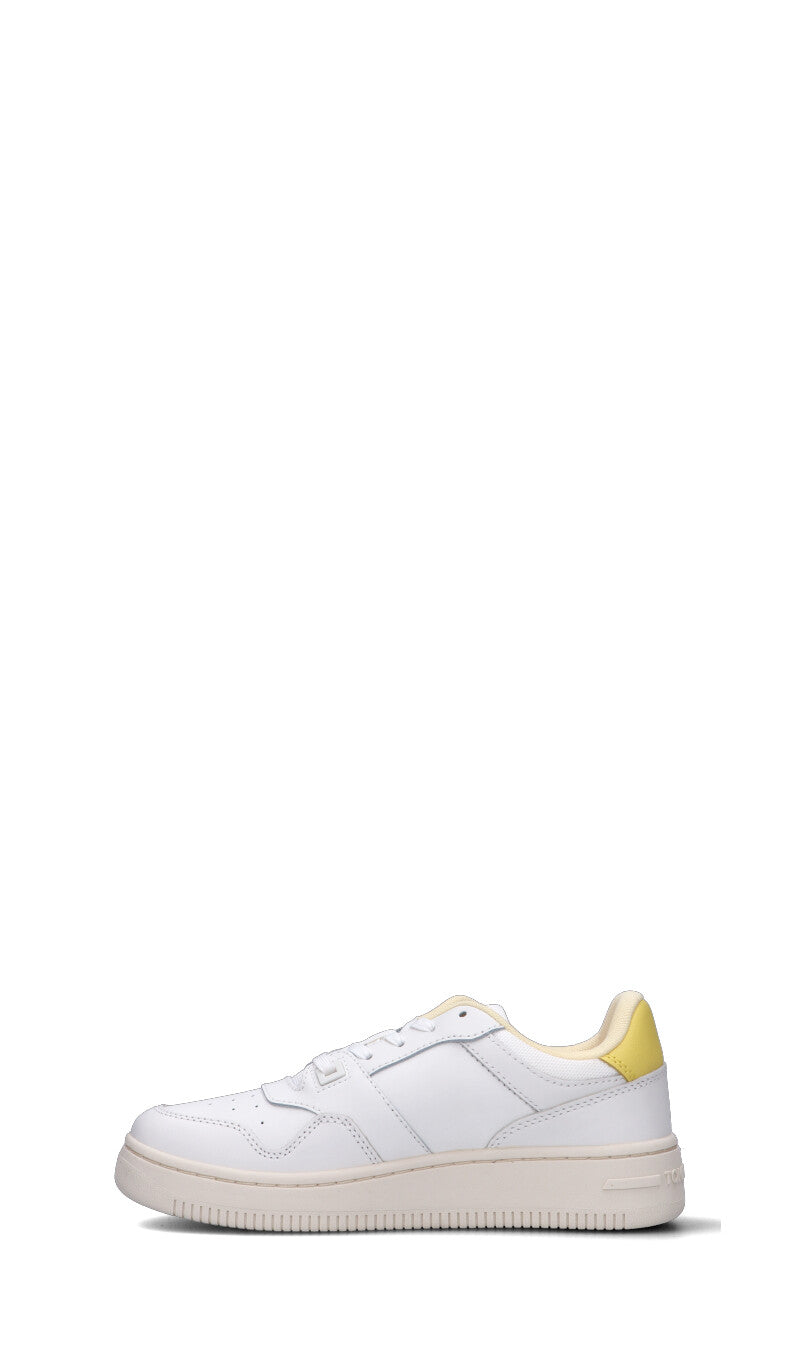 TOMMY HILFIGER JEANS Sneaker donna bianca/gialla