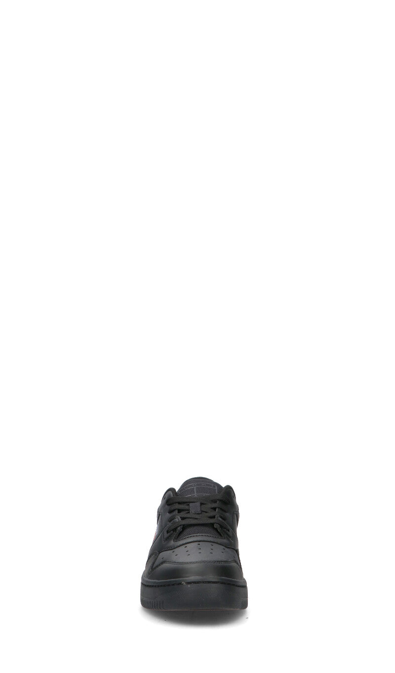 TOMMY HILFIGER JEANS Sneaker donna nera in pelle