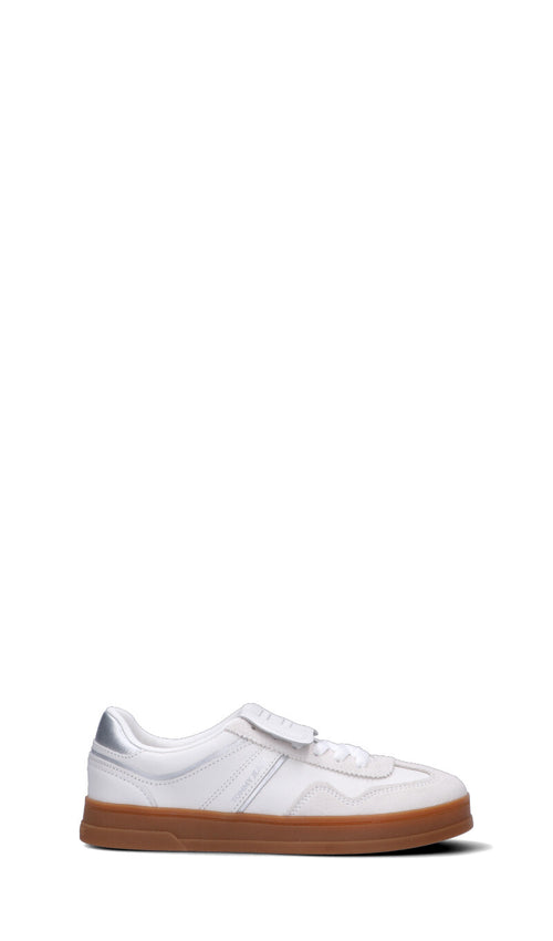 TOMMY HILFIGER JEANS Sneaker donna bianca/argento in pelle