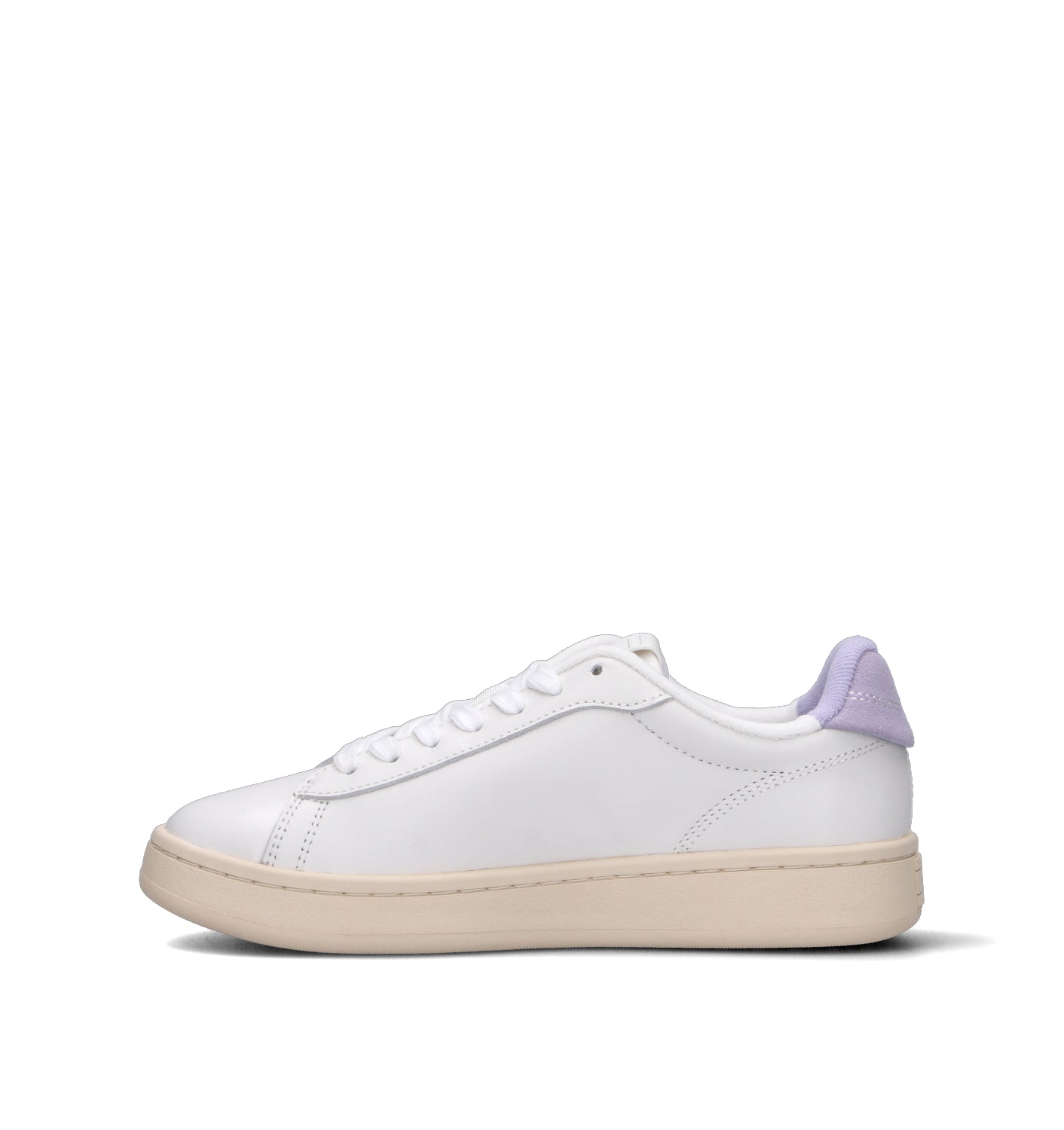TOMMY HILFIGER JEANS Sneaker donna bianca/lilla in pelle