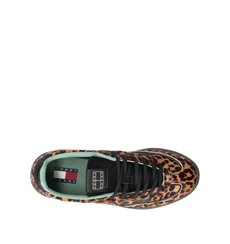 TOMMY HILFIGER JEANS Sneaker donna maculata in cavallino