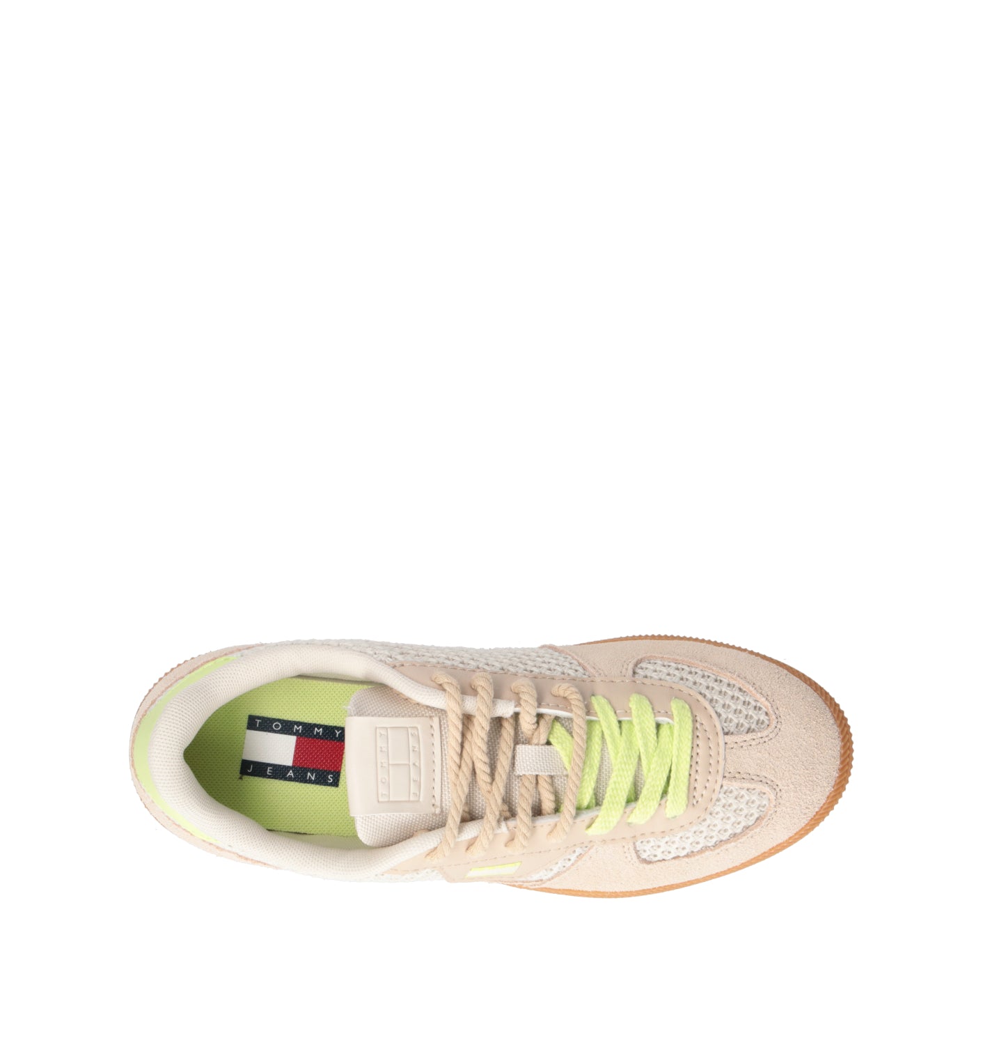 TOMMY HILFIGER JEANS Sneaker donna bianca/beige