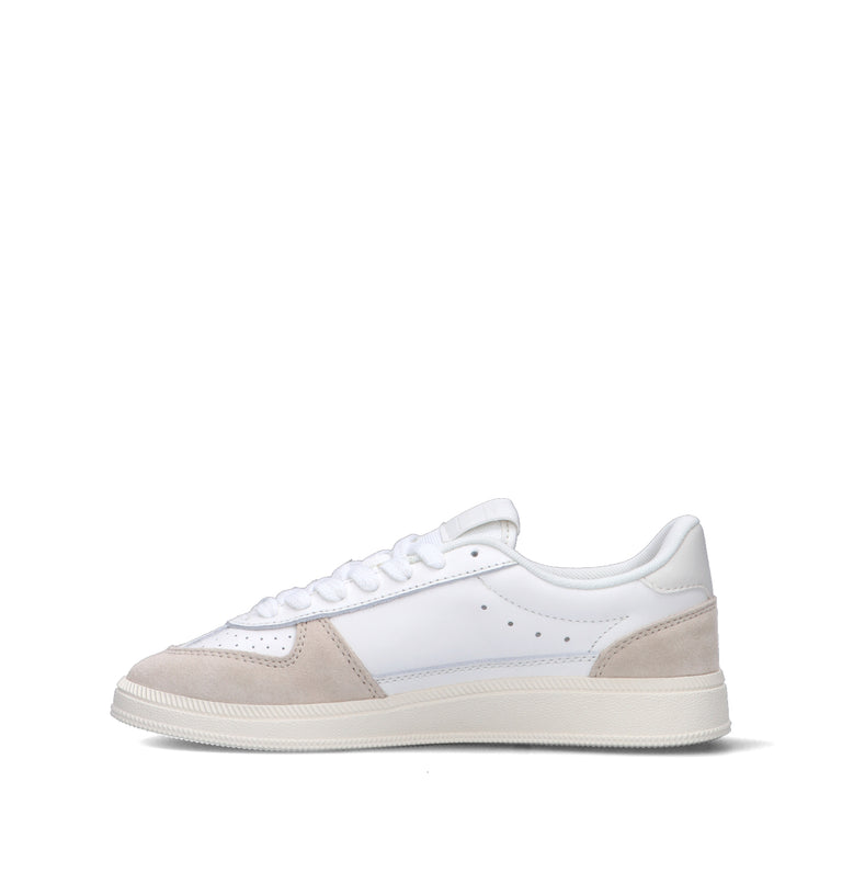 TOMMY HILFIGER JEANS Sneaker donna bianca in pelle