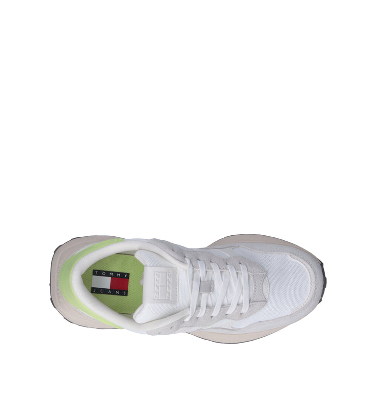 TOMMY HILFIGER JEANS Sneaker donna bianca