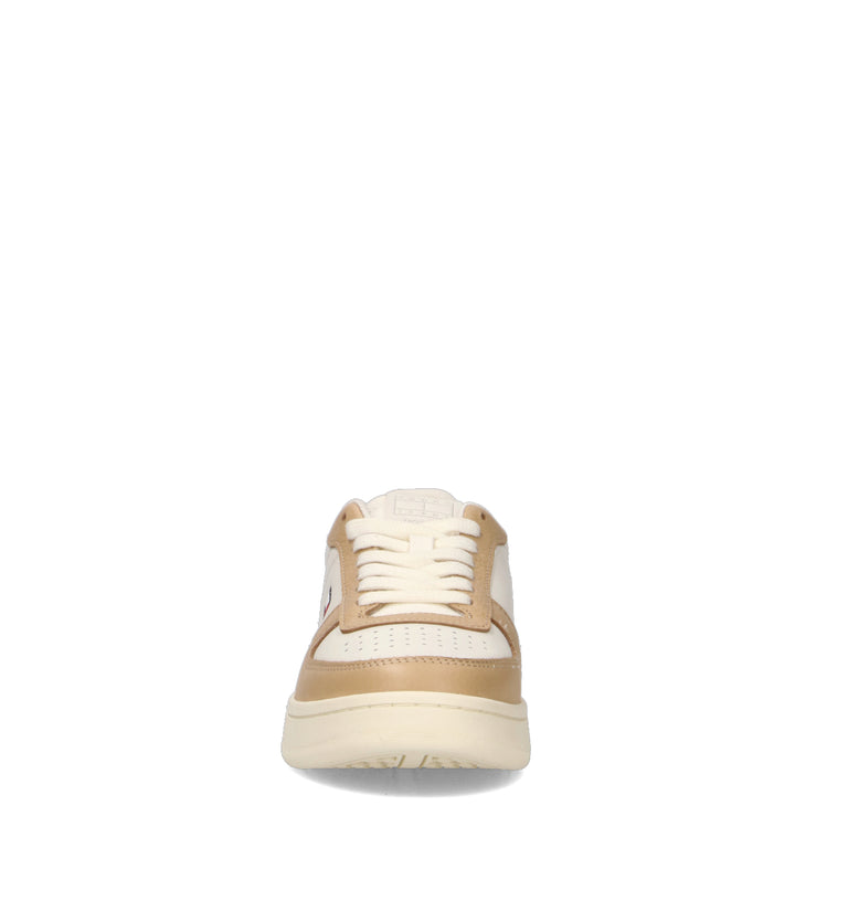 TOMMY HILFIGER JEANS Sneaker donna bianca/beige in pelle