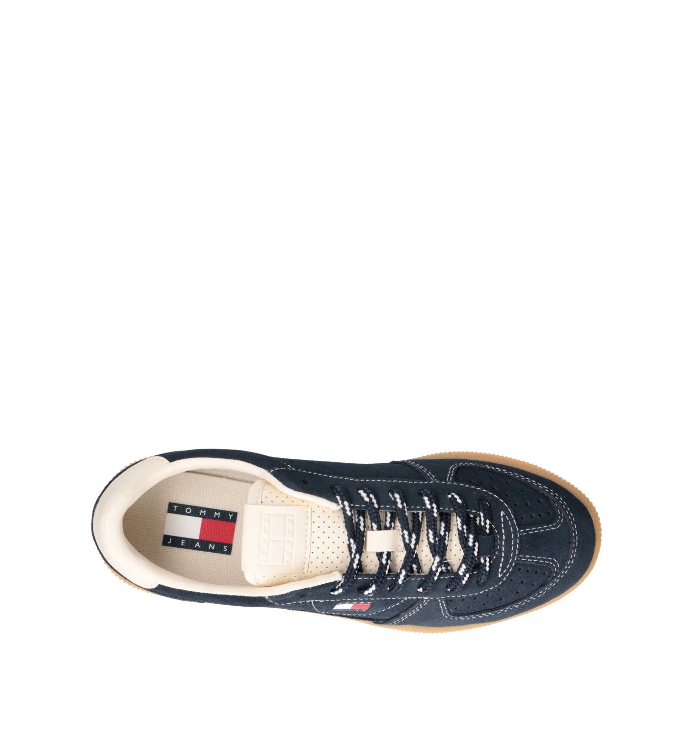 TOMMY HILFIGER Sneaker donna blu in suede