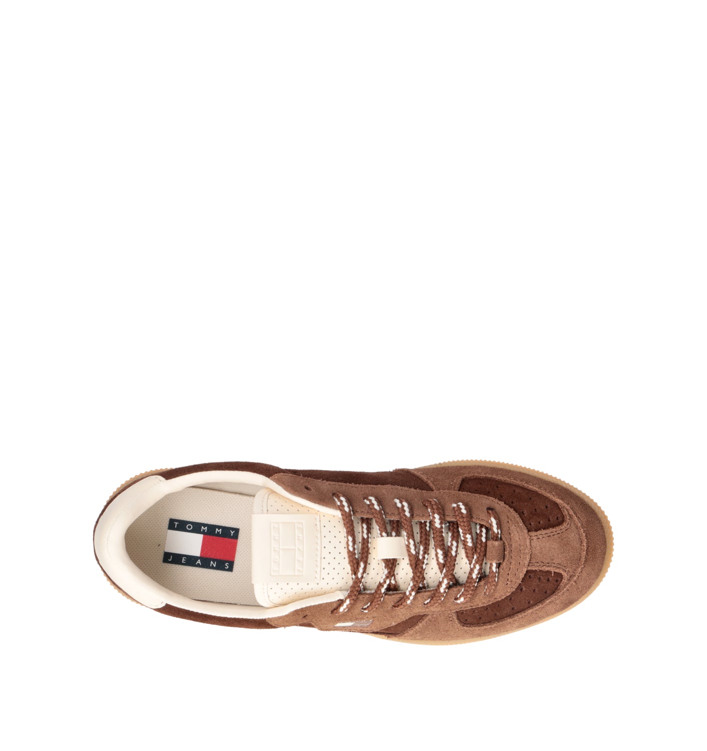 TOMMY HILFIGER Sneaker donna marrone in suede