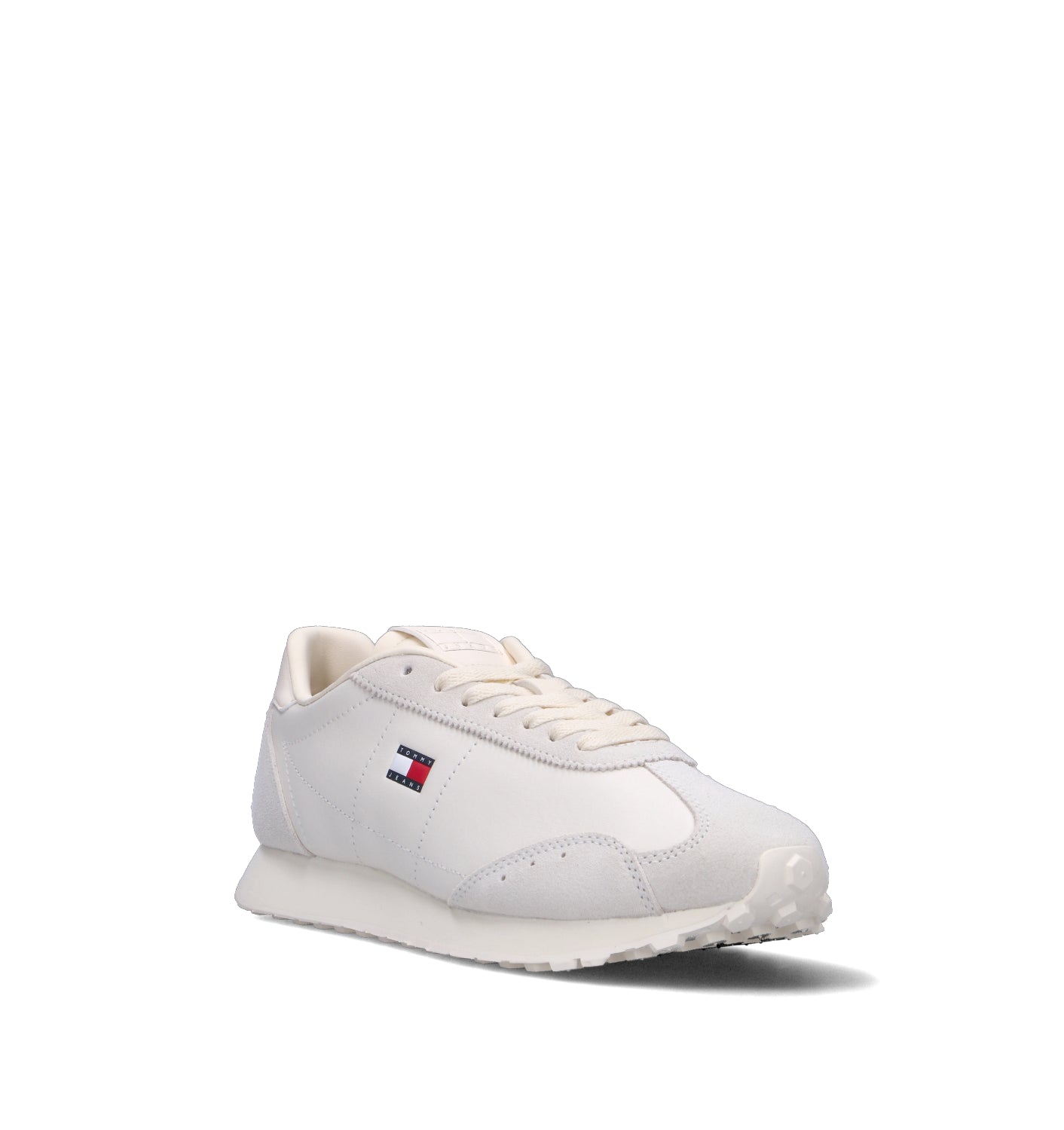 TOMMY HILFIGER Sneaker donna bianca in pelle