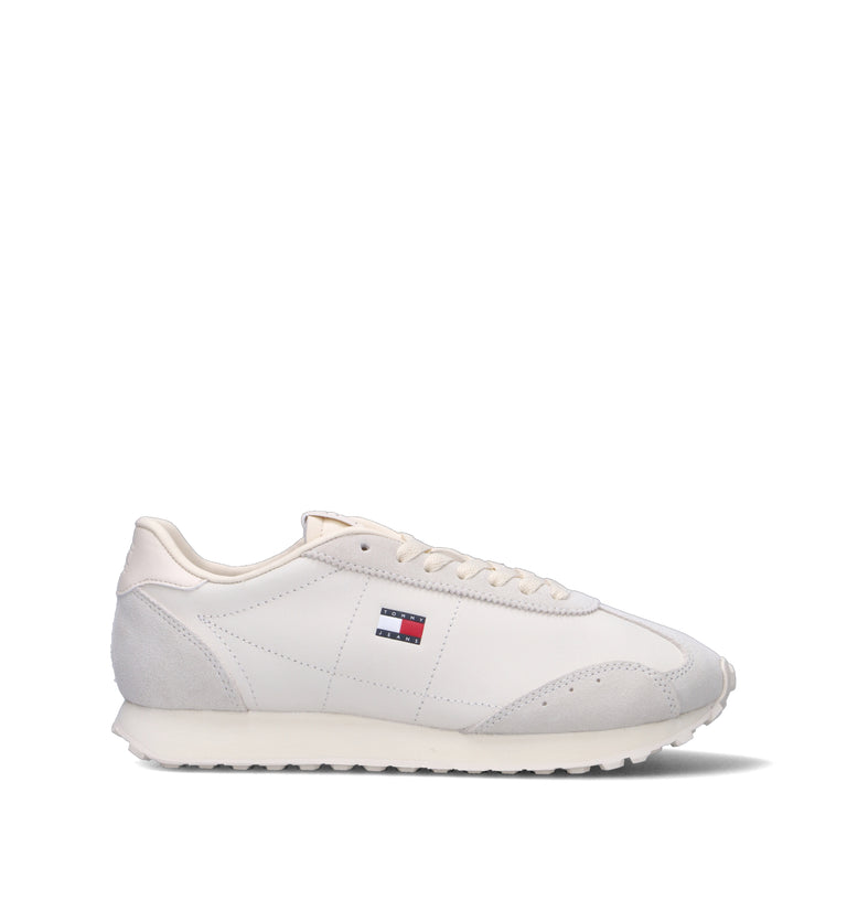 TOMMY HILFIGER Sneaker donna bianca in pelle