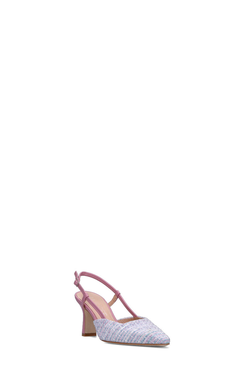 JULIE DEE Slingback donna rosa/lilla in pelle