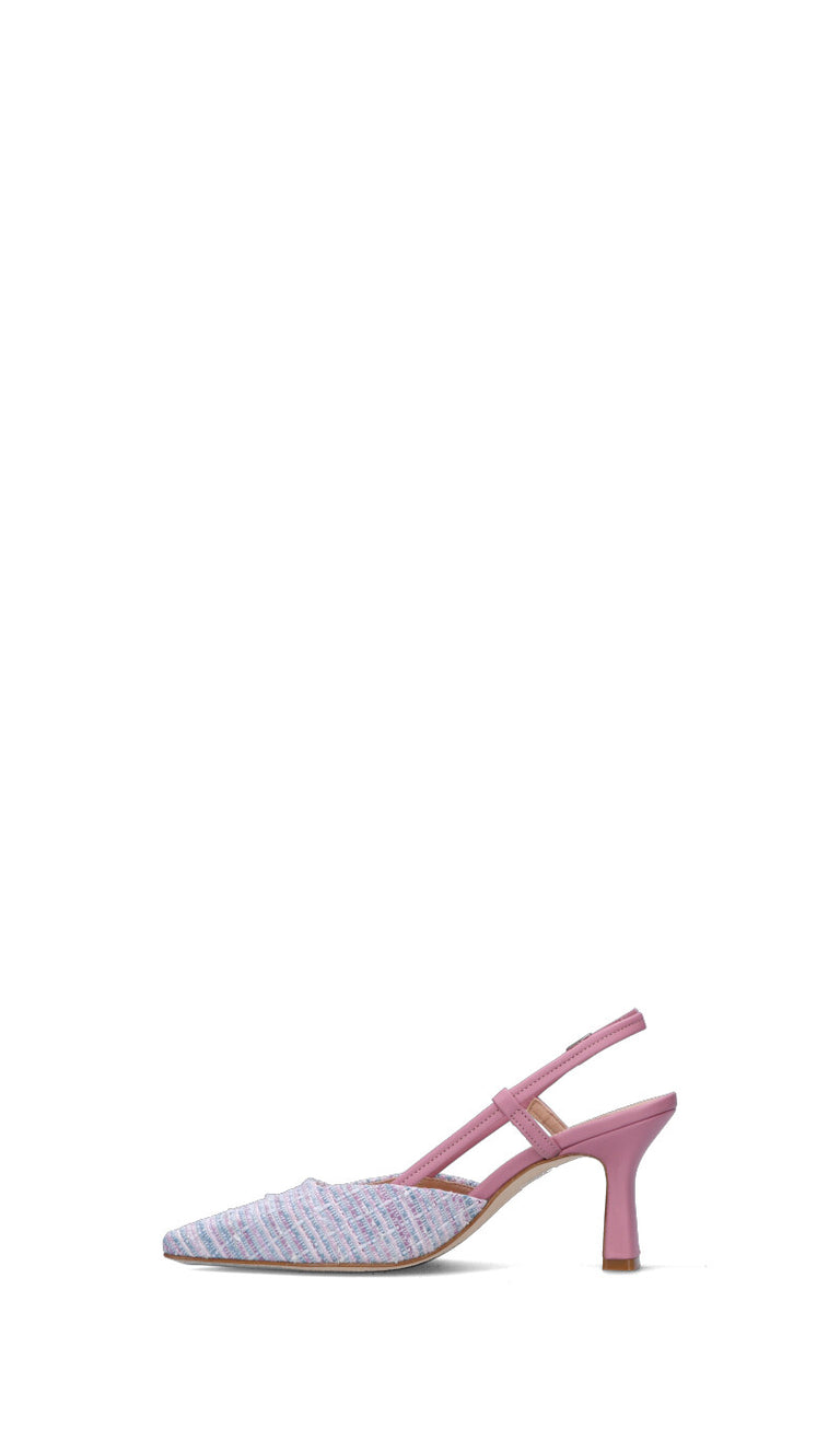 JULIE DEE Slingback donna rosa/lilla in pelle