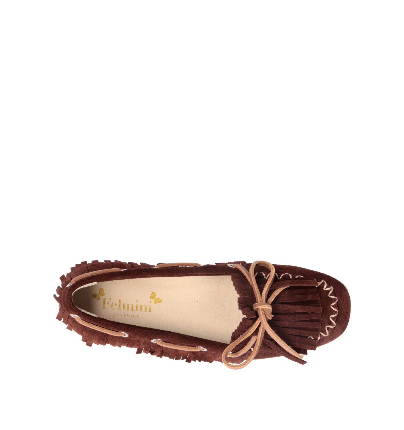 FELMINI Scarpa barca donna marrone in suede