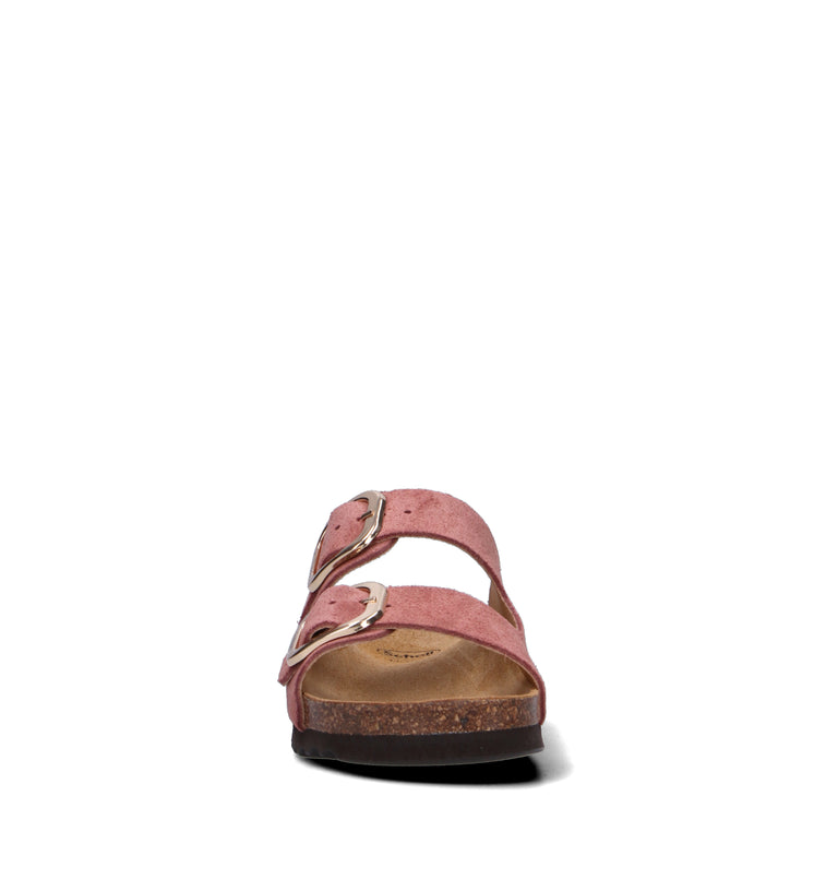 SCHOLL Ciabatta donna rosa antico in suede