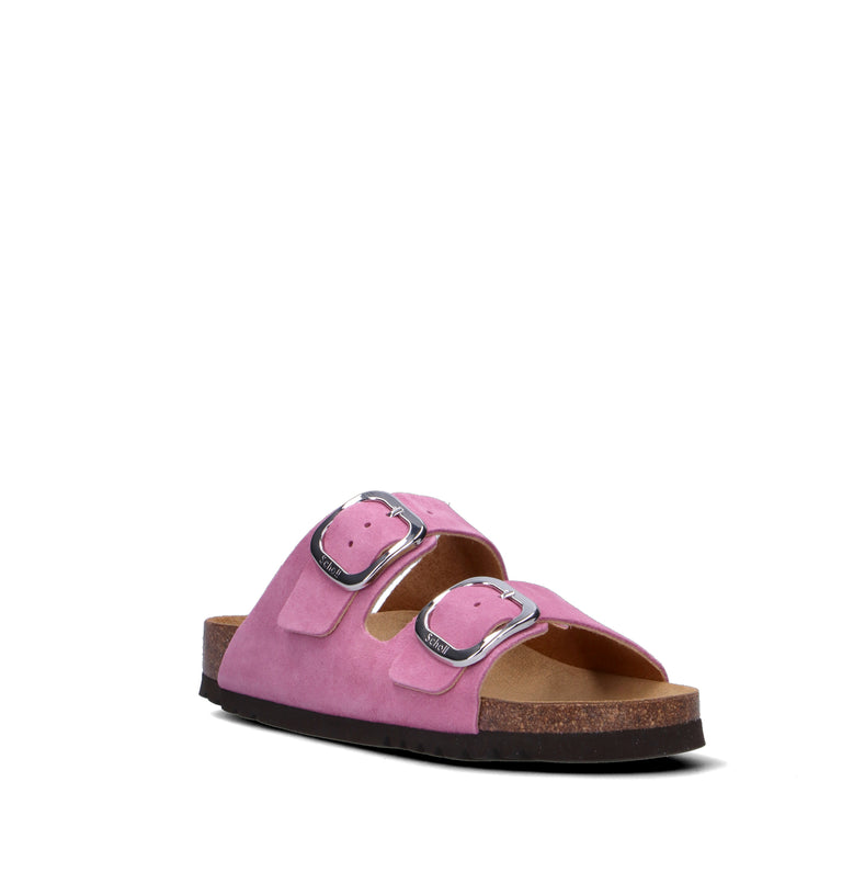 SCHOLL Ciabatta donna fucsia in suede